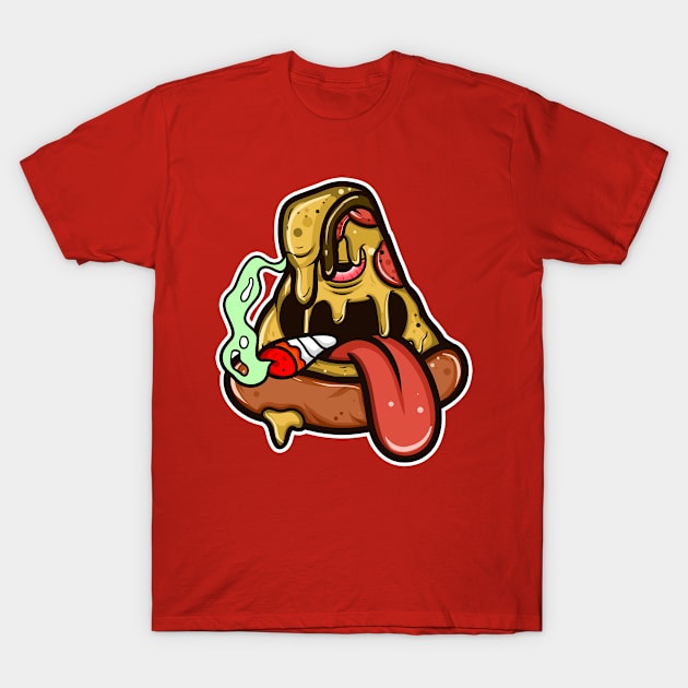 slice pizza high T-Shirt by vaktorex